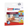 Tesa TesaMoll Classic D-profiel tochtstrip wit 6 m x 9 mm 203316 - 1