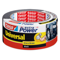 Tesa extra Power Universal duct tape 50 mm x 25 m (1 rol) zwart 56388-00001-07 202381