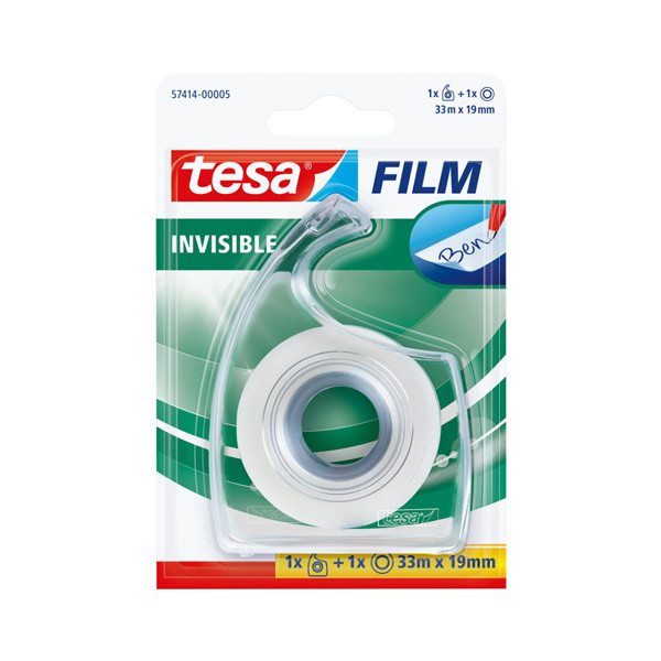 Tesa invisible tape 19 mm x 33 m + dispenser 57414 202371 - 1