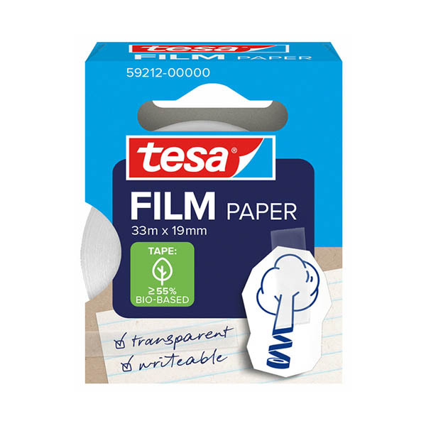 Tesa papier plakband 19 mm x 33 m 202412 - 1
