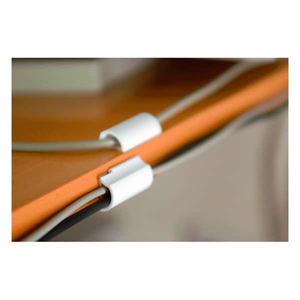 Tesa powerstrips kabelclips zelfklevend wit (5 stuks) 202352 - 4