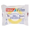 Tesa standaard plakband 15 mm x 33 m