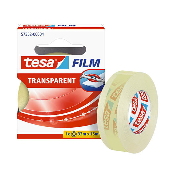Tesa transparante plakband 15 mm x 33 m 202419 - 1