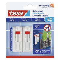 Tesa verstelbare klevende spijker voor tegels en metaal 3 kg (2 stuks) 202298