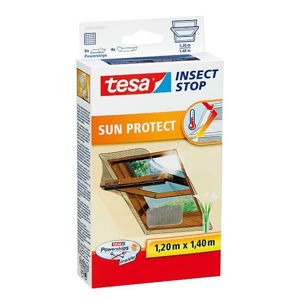 Tesa vliegengaas Insect Stop Sun Protect (120 x 140 cm) 55924-00021-00 STE00008 - 1