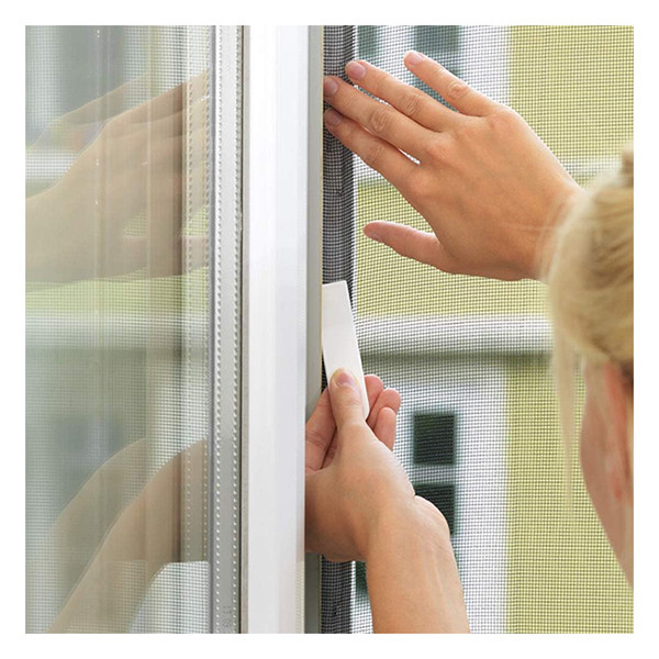 Tesa vliegengaas Insect Stop standaard deur 2 x (65 x 220 cm, wit) STE00021 - 4