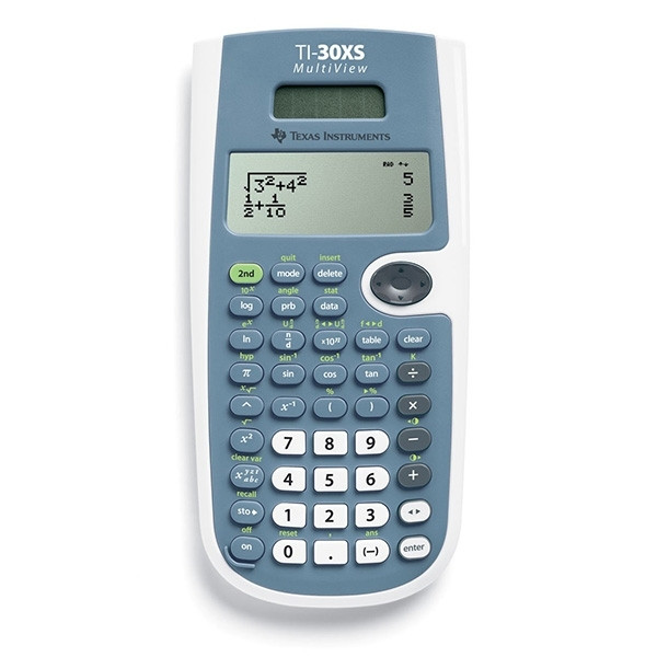 Vervullen slikken Mediaan Texas Instruments TI-30XS Multiview wetenschappelijke rekenmachine  Texas-Instruments 123inkt.be