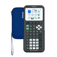 Voordeelbundel: Texas Instruments TI-84 EVO-T grafische rekenmachine + rekenmachine etui blauw 206056