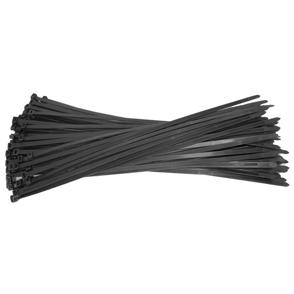 Tiewrap kabelbinder - 100 x 2,5 mm zwart (100 stuks) 0990250 209396 - 1
