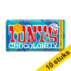 Aanbieding: 10x Tony's Chocolonely Melk Chocolate Chip Cookie chocoladereep 180 gram 137217 - 1