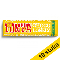 Aanbieding: 10x Tony's Chocolonely melk nougat chocoladereep 47 gram