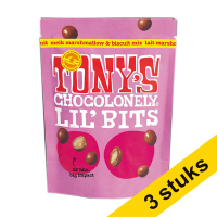 Aanbieding: 3x Tony's Chocolonely LiL'Bits Melk marshmallow & biscuit mix (150 gram)