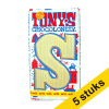Aanbieding: 5x Tony's Chocolonely Wit S chocoladeletter 180g