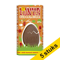 Aanbieding: 5x Tony's Chocolonely paasreep Melk Karamel Zeezout 180 gram 200357