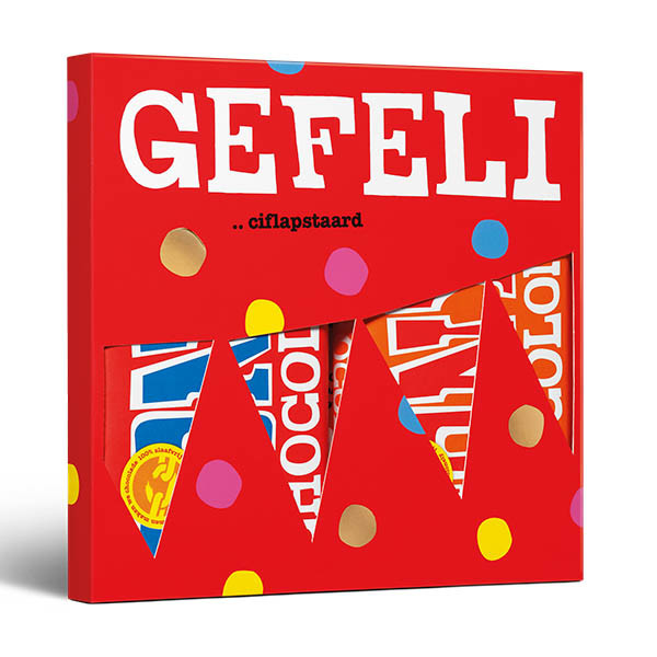 Tony's Chocolonely Gefeliciteerd duo-doosje (2 x 180 gram) 137249 - 1