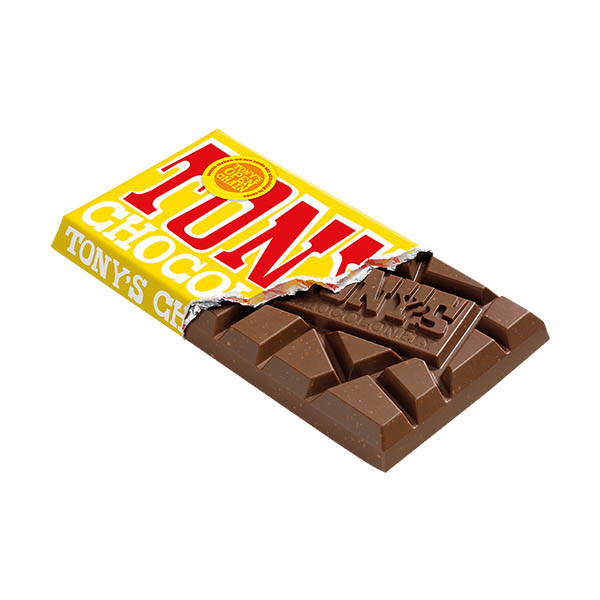 Tony's Chocolonely Melk Noga chocoladereep 180 gram 137206 - 2
