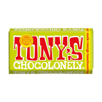 Tony's Chocolonely Melk Romige Hazelnoot Crunch chocoladereep 180 gram 137210