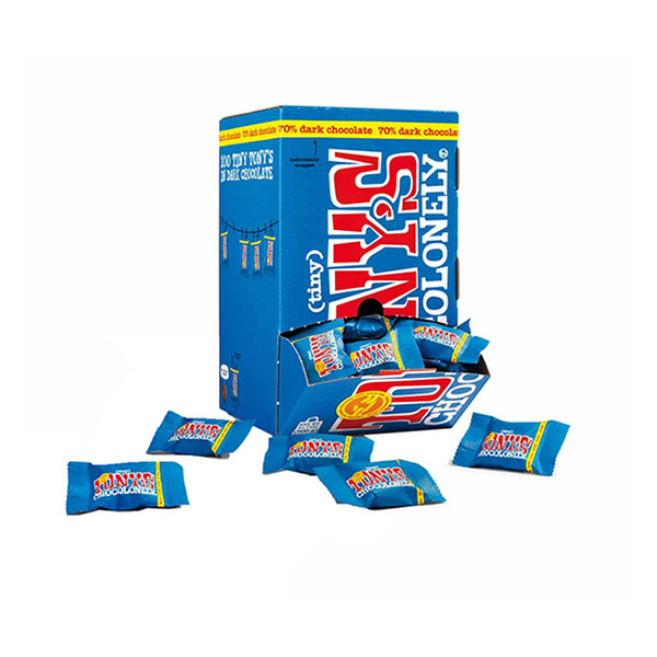 Tony's Chocolonely Tiny pure chocolade (100 stuks) 17489 423288 - 1