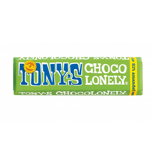 Tony's Chocolonely amandel zeezout chocoladereep 47 gram 17480 423257 - 1