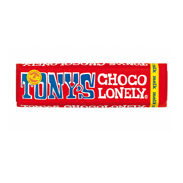 Tony's Chocolonely melk chocoladereep 50 gram 17460 423261 - 1