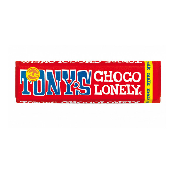 Tony's Chocolonely melk chocoladereep 50 gram 423261 - 1