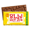 Tony's Chocolonely melk nougat chocoladereep blij met jou 180 gram 423293 - 2