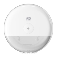 Tork Mini SmartOne® 681000 T9-dispenser voor toiletpapier (wit) 681000 STO00265