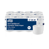 Tork Optiserve toiletpapier kernloos 2-Laags wit (24 stuks) STO05332