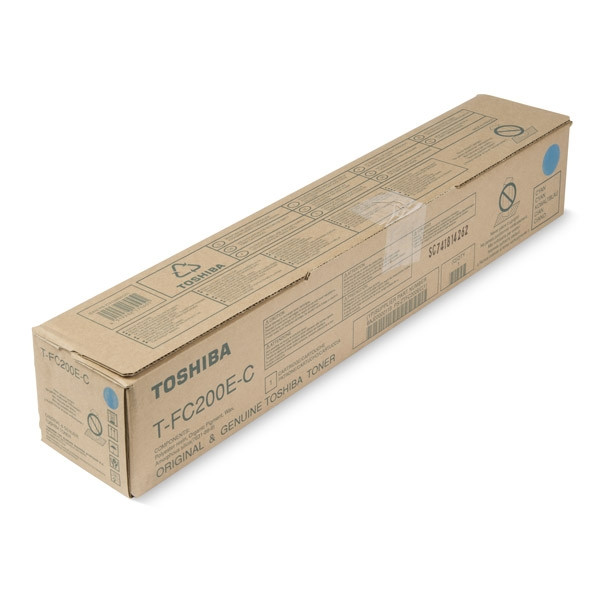 Toshiba T-FC200E-C toner cyaan (origineel) 6AJ00000119 078402 - 1