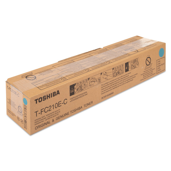 Toshiba T-FC210E-C toner cyaan (origineel) 6AJ00000159 078428 - 1