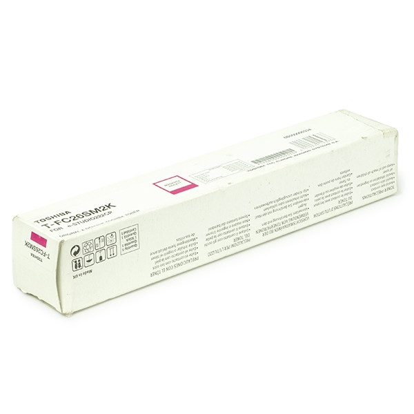 Toshiba T-FC26SM2K toner magenta (origineel) 6B000000334 078824 - 1