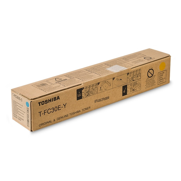 Toshiba T-FC30E-Y toner geel (origineel) 6AJ00000095 078854 - 1