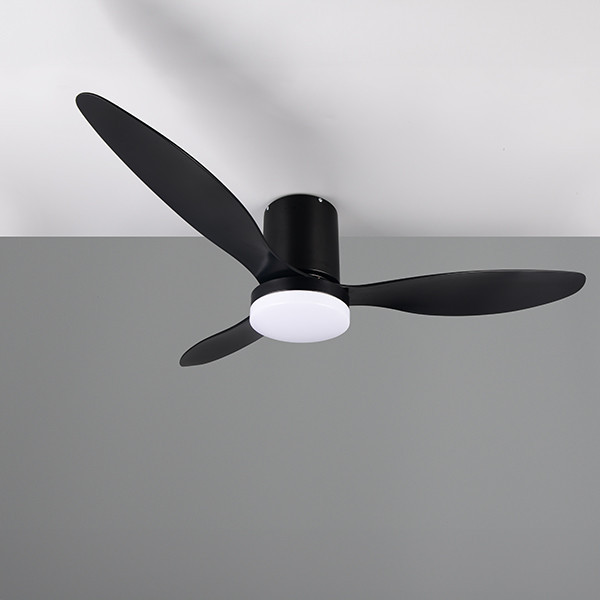 Plafondventilator met ledlamp | Göteborg | Ø 132 cm | 2700-6000K | Zwart | 20W | Trio Lighting LTR00721 - 1