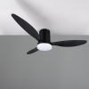 Plafondventilator met ledlamp | Göteborg | Ø 132 cm | 2700-6000K | Zwart | 20W | Trio Lighting LTR00721 - 1