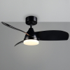 Plafondventilator met ledlamp | Helsinki | Ø 90 cm | 2700-6000K | Zwart | 20W | Trio Lighting LTR00719 - 1