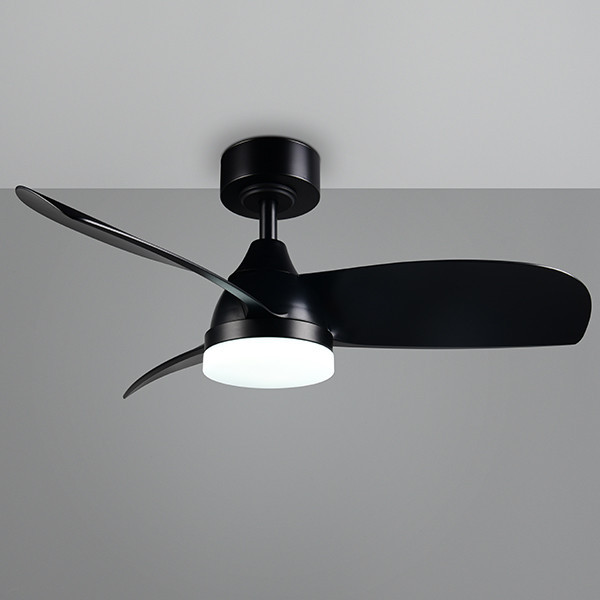 Plafondventilator met ledlamp | Helsinki | Ø 90 cm | 2700-6000K | Zwart | 20W | Trio Lighting LTR00719 - 2