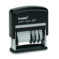 Trodat Printy 4817 tekst- en datumstempel zelfinktend (NL) 80640 206552