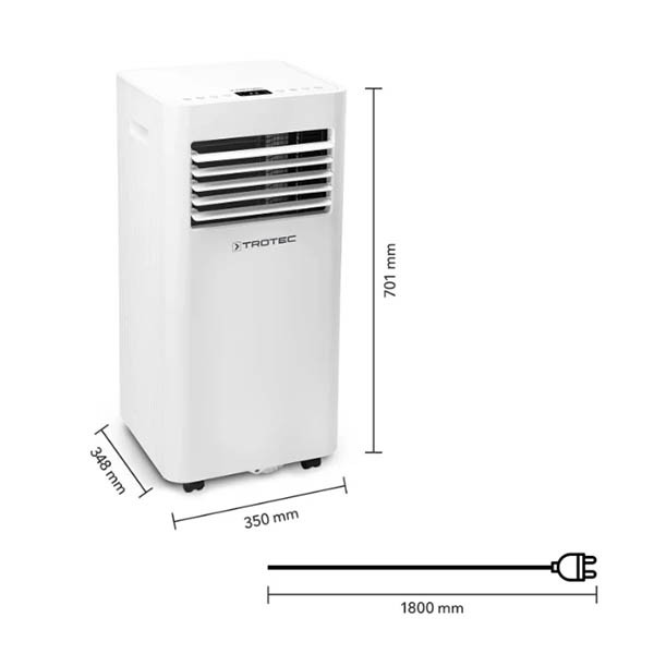 Trotec PAC 2620 E wifi airco wit 828960 - 5