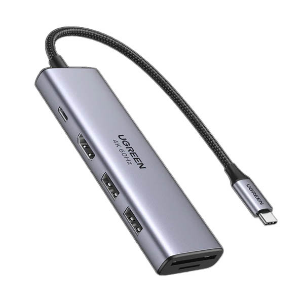Ugreen USB-C docking station CM511 HDMI 1x (6 in 1) 828636 - 1