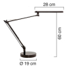 Unilux Mamboled led bureaulamp zwart 400033683 237820 - 2