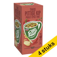 Aanbieding: 4x Cup-a-Soup Thaise pittige kip 175 ml (21 stuks)