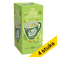 Aanbieding: 4x Cup-a-Soup prei crème 175 ml (21 stuks)