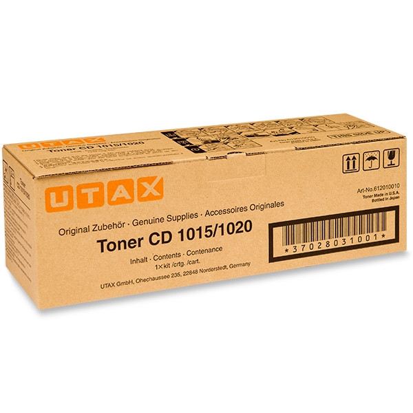 Utax 612010010 toner zwart (origineel) 612010010 079504 - 1