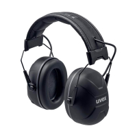 Uvex aXess One Bluetooth 2640-001 gehoorkap met hoofdband 31737500 SUV00024