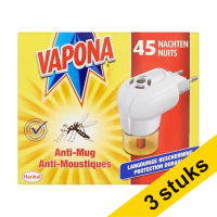 Vapona Aanbieding: 3x Vapona anti-muggen stekker  SVA00098