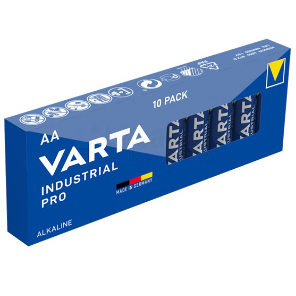 Varta Industrial Pro AA / LR06 / MN1500 alkalinebatterij (10 stuks) AVA00161 - 1