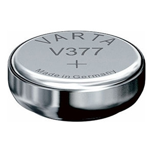 Varta V377 (SR66) zilveroxide knoopcel batterij 1 stuk V377 AVA00021 - 1