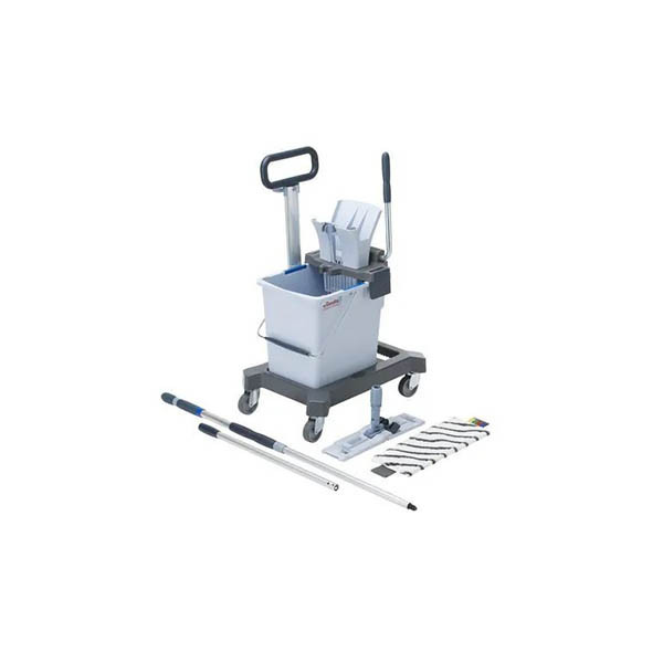 Vileda UltraSpeed Pro Starterkit Single 25 liter grijs 298101 - 1