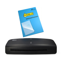 Voordeelbundel: 123inkt A4 lamineerapparaat zwart + 123inkt documentlamineerhoes A4 glanzend 2x125 micron (100 stuks) 303187