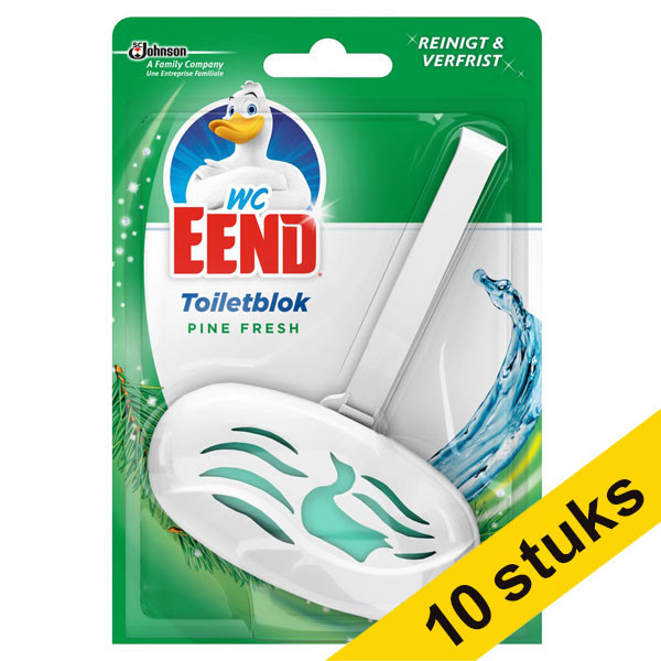 WC-Eend Aanbieding: 10x WC-Eend toiletblok Pine Fresh (40 gram)  035179 - 1